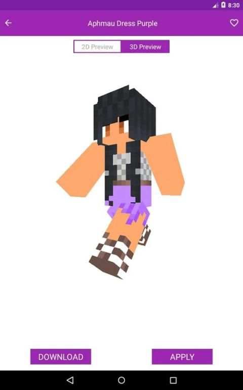 Aphmau Skins for Minecraft PE screenshot 2