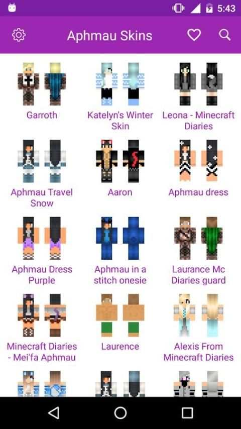 Aphmau Skins for Minecraft PE screenshot 9