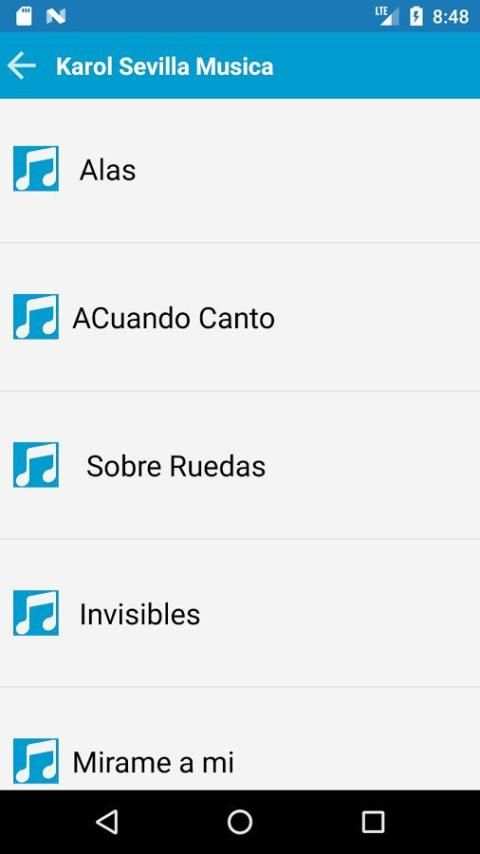 Karol Sevilla Musica y Letra screenshot 2