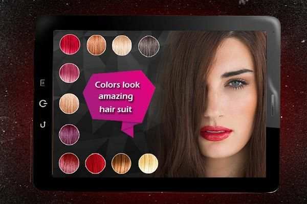 Hair and Lip Color Changer 4 تصوير الشاشة