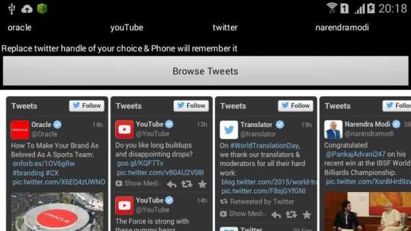 Twitter Browser screenshot 2