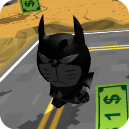 3D Bat Cat Man Run Game आइकन