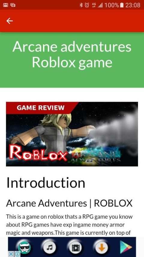 ARCANE ADVENTURE ROBLOX ADVICE screenshot 4
