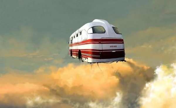 Flying Bus Simulator Free 2016 скриншот 4