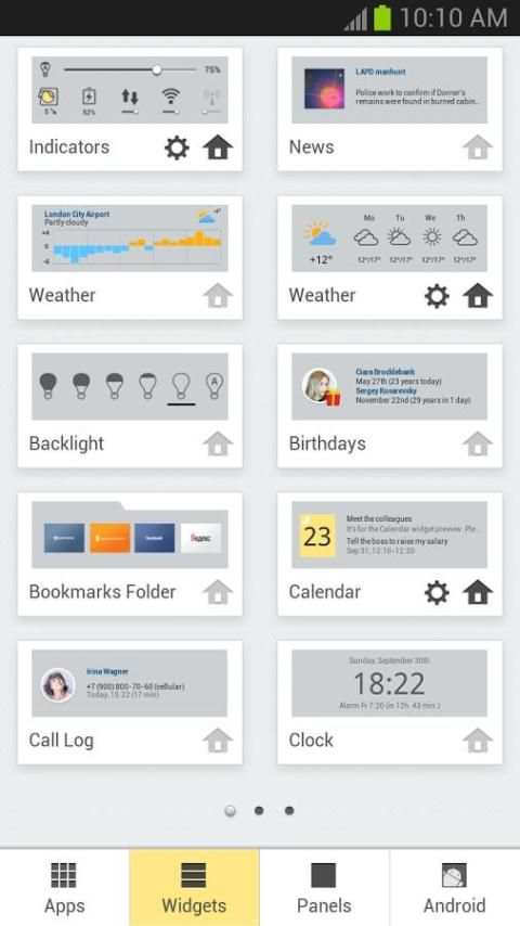 Yandex.Shell (Launcher+Dialer) screenshot 6