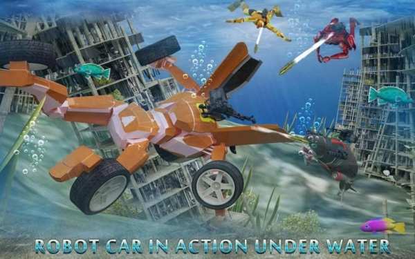 Underwater Robot Car Transform screenshot 8