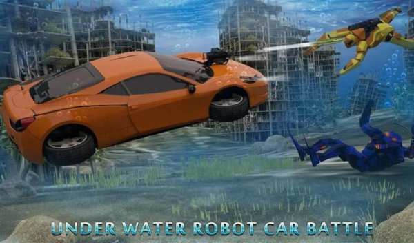 Underwater Robot Car Transform screenshot 4
