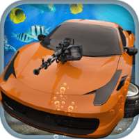 Di bawah air robot mobil mengu