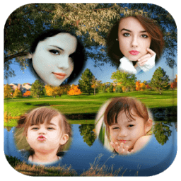 Nature photo collage frames आइकन