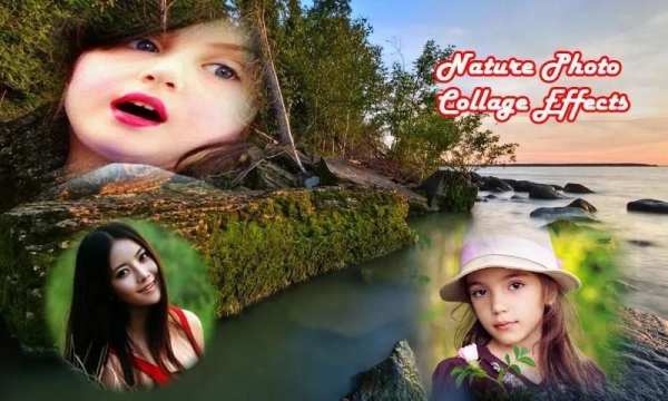 Nature photo collage frames 3 تصوير الشاشة