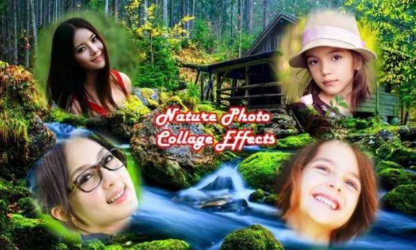 Nature photo collage frames 4 تصوير الشاشة