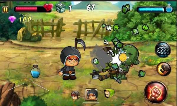 Heroes Clash 3 تصوير الشاشة