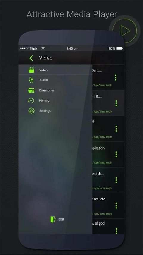 VidPlay: Black Media Player screenshot 8
