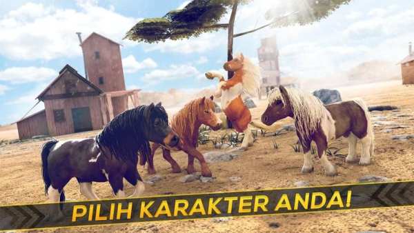 Balapan Kuda Poni Hewan Game screenshot 1