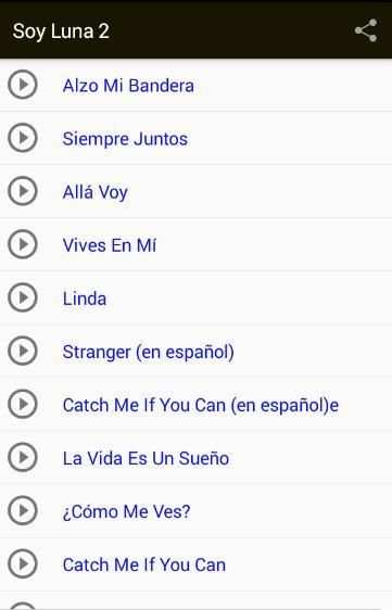 Soy Luna 2 Musica Letras скриншот 3