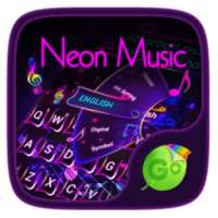 Neon Music GO Keyboard Theme