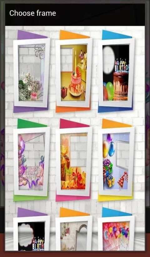 Birthday Photo Frames скриншот 5