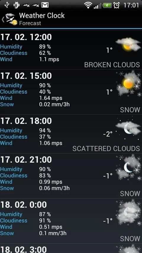 Weather Clock скриншот 5