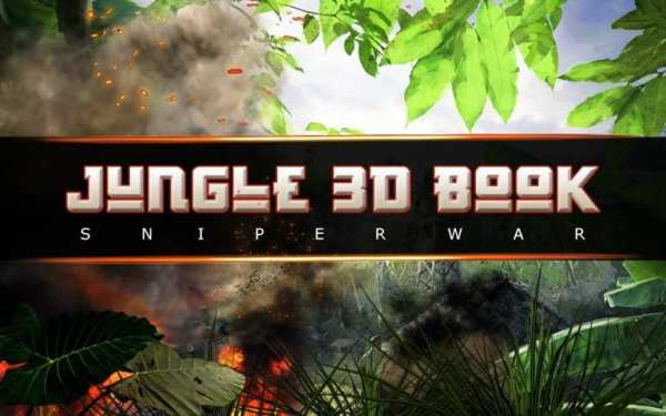 Jungle 3D Book : Sniper War screenshot 1