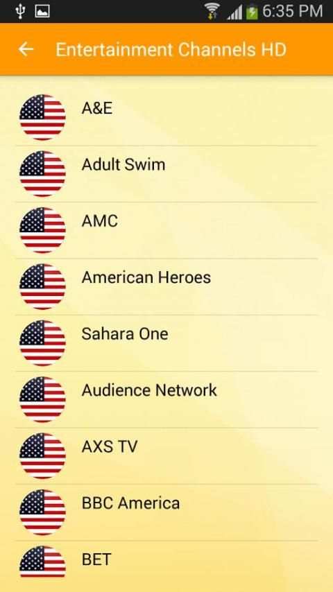 All USA TV Channels HD скриншот 1