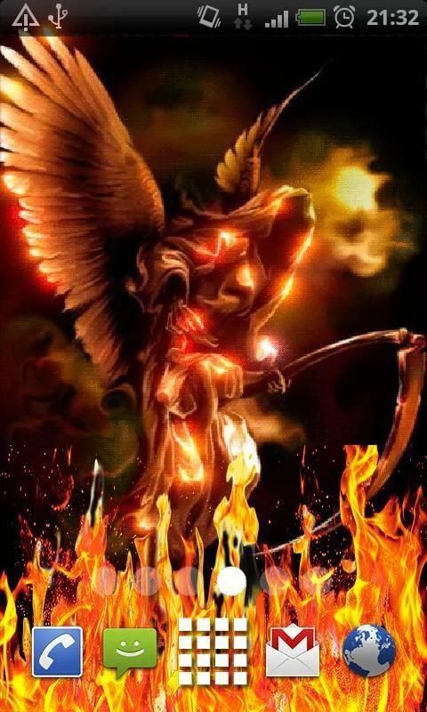 Demonic Angel Live Wallpaper screenshot 1