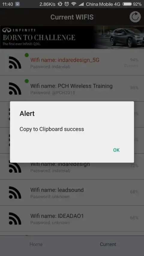 Wifi Password Viewer 3 تصوير الشاشة