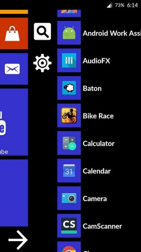 WP8 Metro Launcher स्क्रीनशॉट 6
