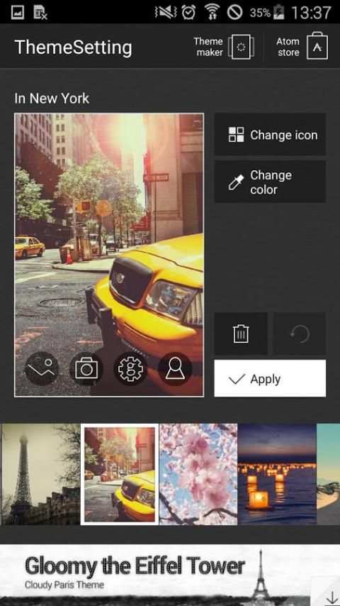 In New York Atom Theme screenshot 2