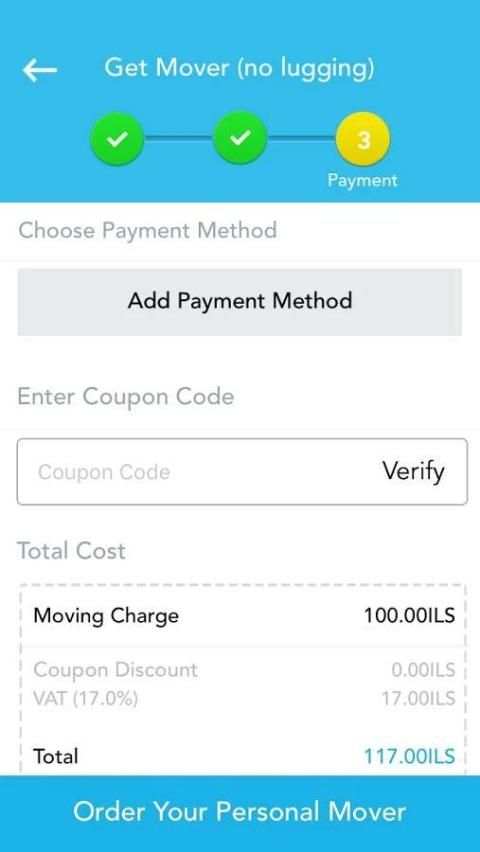 Movir - Moving App screenshot 1