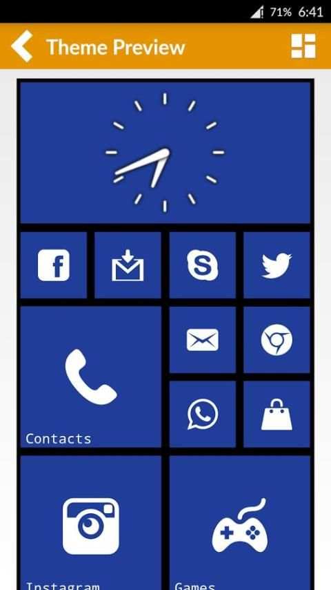 WP8 Metro Launcher स्क्रीनशॉट 4