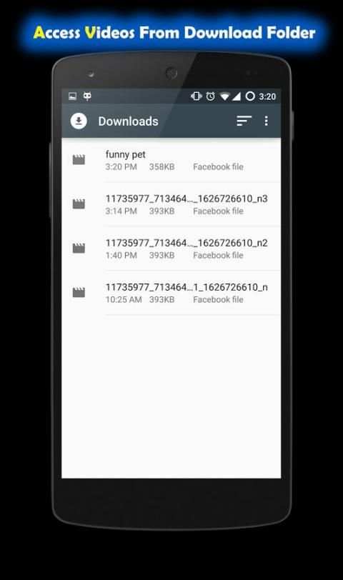 Fast Facebook Video Downloader screenshot 3