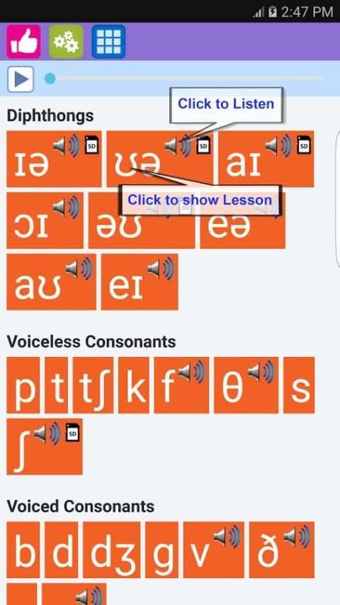 Pronunciation English Daily 3 تصوير الشاشة