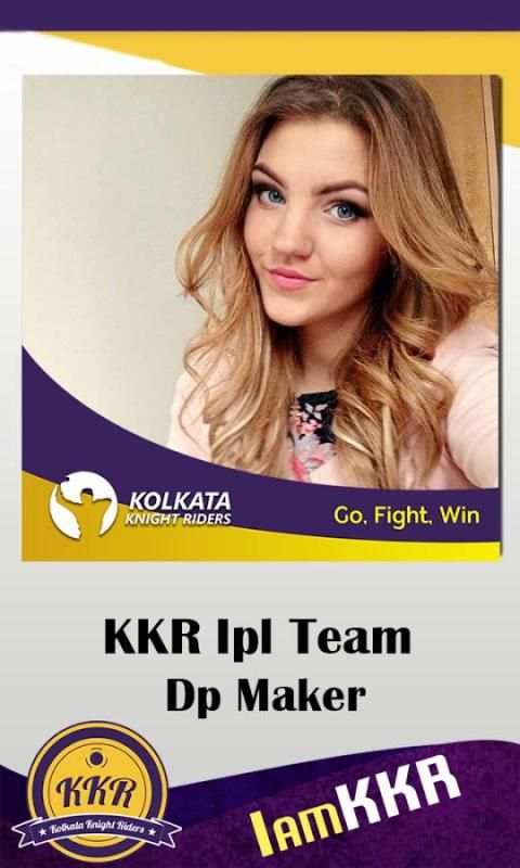 Support KKR IPL Team DP Maker screenshot 7