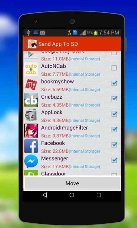 Move Apps to External SD Card स्क्रीनशॉट 3