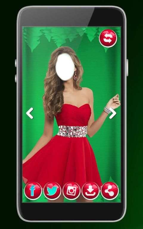 Natal Berdandan Foto Editor screenshot 5
