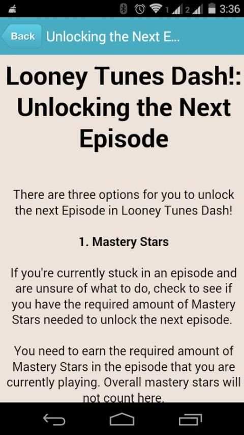 Guide For Looney Tunes Dash скриншот 3