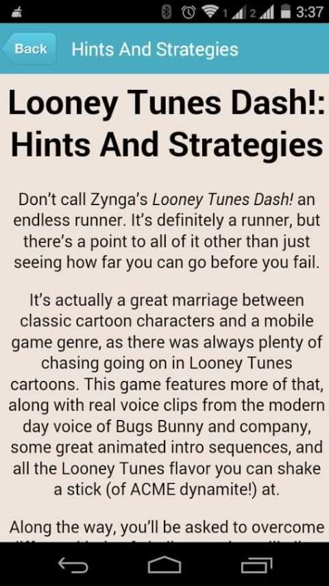 Guide For Looney Tunes Dash скриншот 1