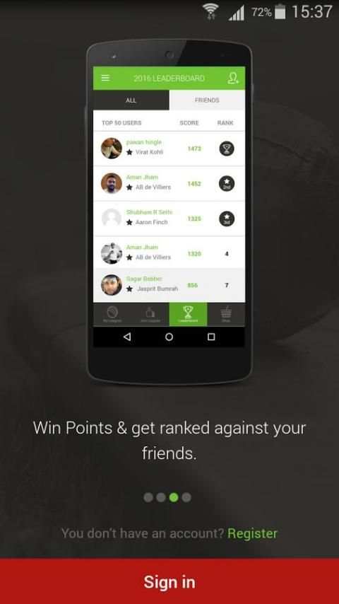 MeriTeam - Fantasy Cricket App screenshot 1