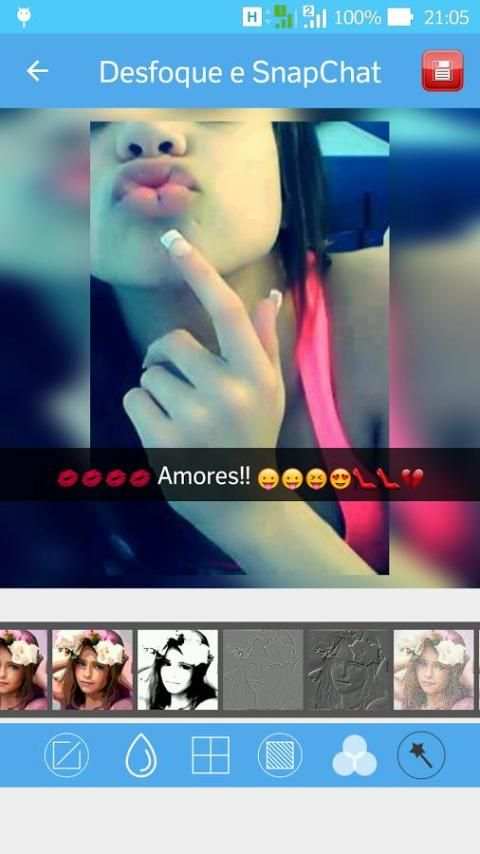 Emoji Na Foto SnapChat Efeito 1 تصوير الشاشة