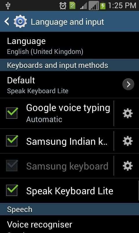 Speak Keyboard Lite screenshot 8