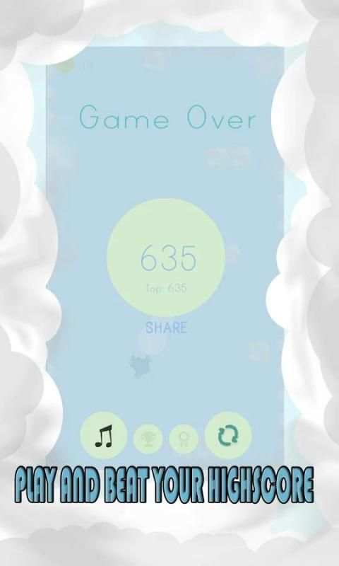 Papa Bird Avoid The Cloud screenshot 1