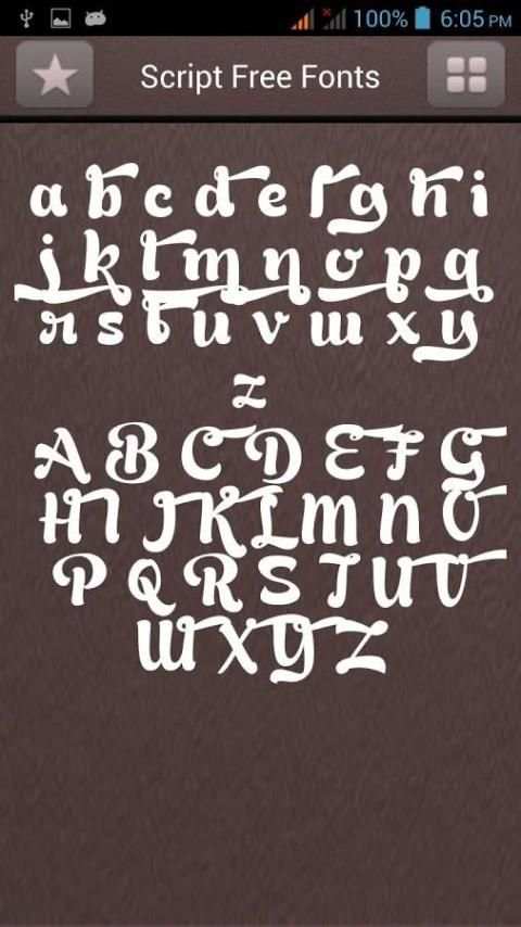 Script Font Style स्क्रीनशॉट 3