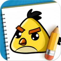 Draw A Bird Angry on 9Apps
