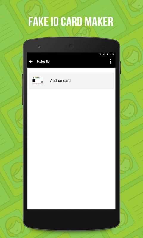 Fake Aadhar Card Maker 3 تصوير الشاشة
