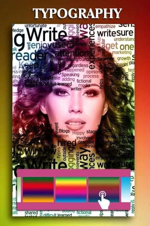 Typography Photo Editor screenshot 1