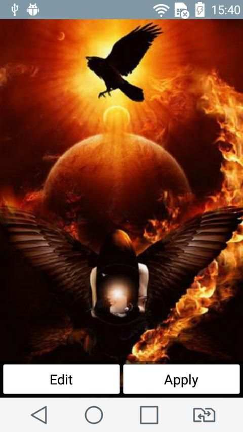 Magic of fire live wallpaper screenshot 3