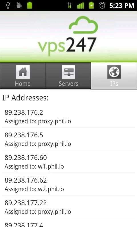 vps247 Manager скриншот 2