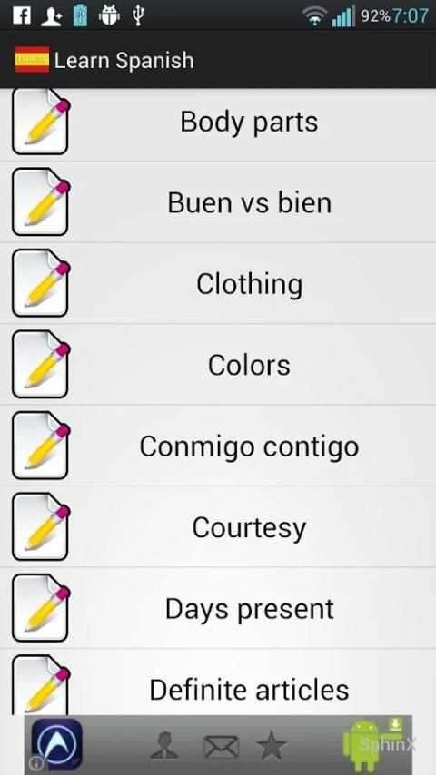 Spanish Exercise скриншот 2