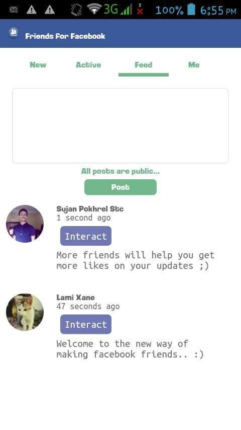 Friends for Facebook स्क्रीनशॉट 4