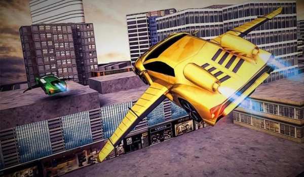 Sport Car Flying Simulator pro स्क्रीनशॉट 1